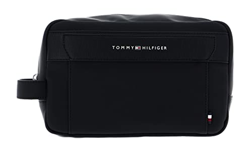 Tommy Hilfiger Herren Kulturbeutel TH Casual Washbag Klein , Schwarz (Black), Einheitsgröße von Tommy Hilfiger