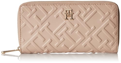 Tommy Hilfiger Damenbrieftasche Stoffartikel mit Logo AW0AW15272 19 x 10 x 2 cm (ungefähr), ABO Beige, Einheitsgröße Tommy Hilfiger Damenbrieftasche Stoffartikel mit Logo AW0AW15272 19 x 10 x 2 cm (ungefähr), ABO Beige, Einheitsgröße von Tommy Hilfiger