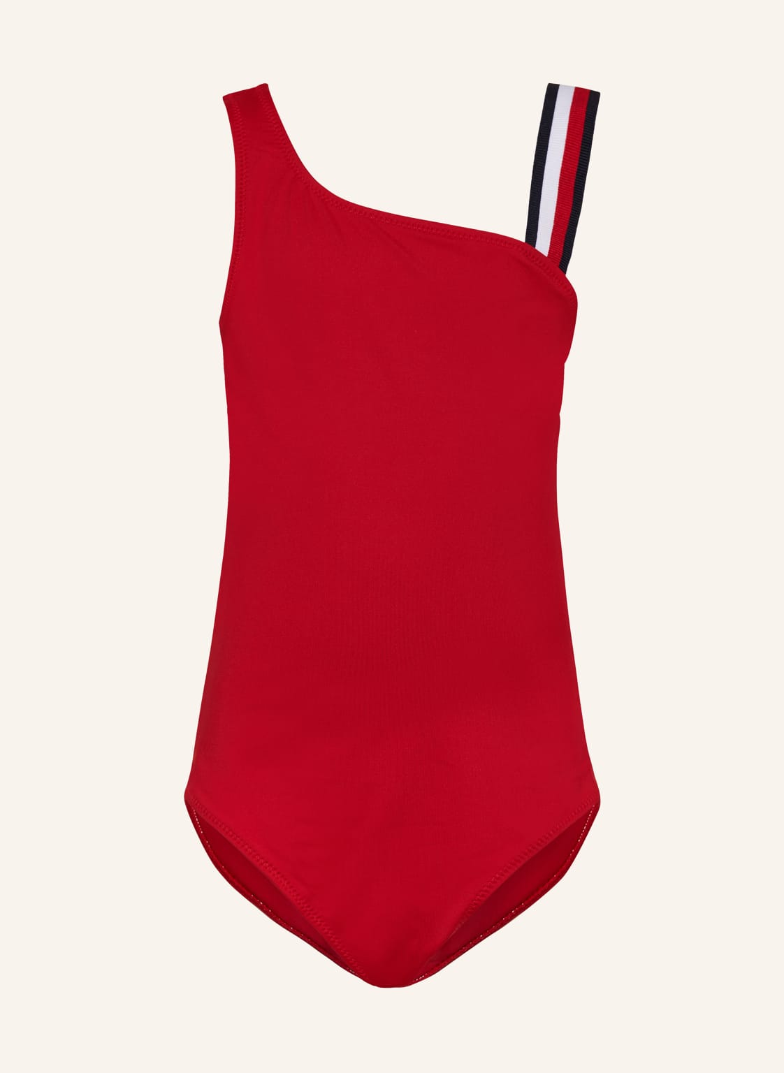 Tommy Hilfiger One-Shoulder-Badeanzug rot von Tommy Hilfiger