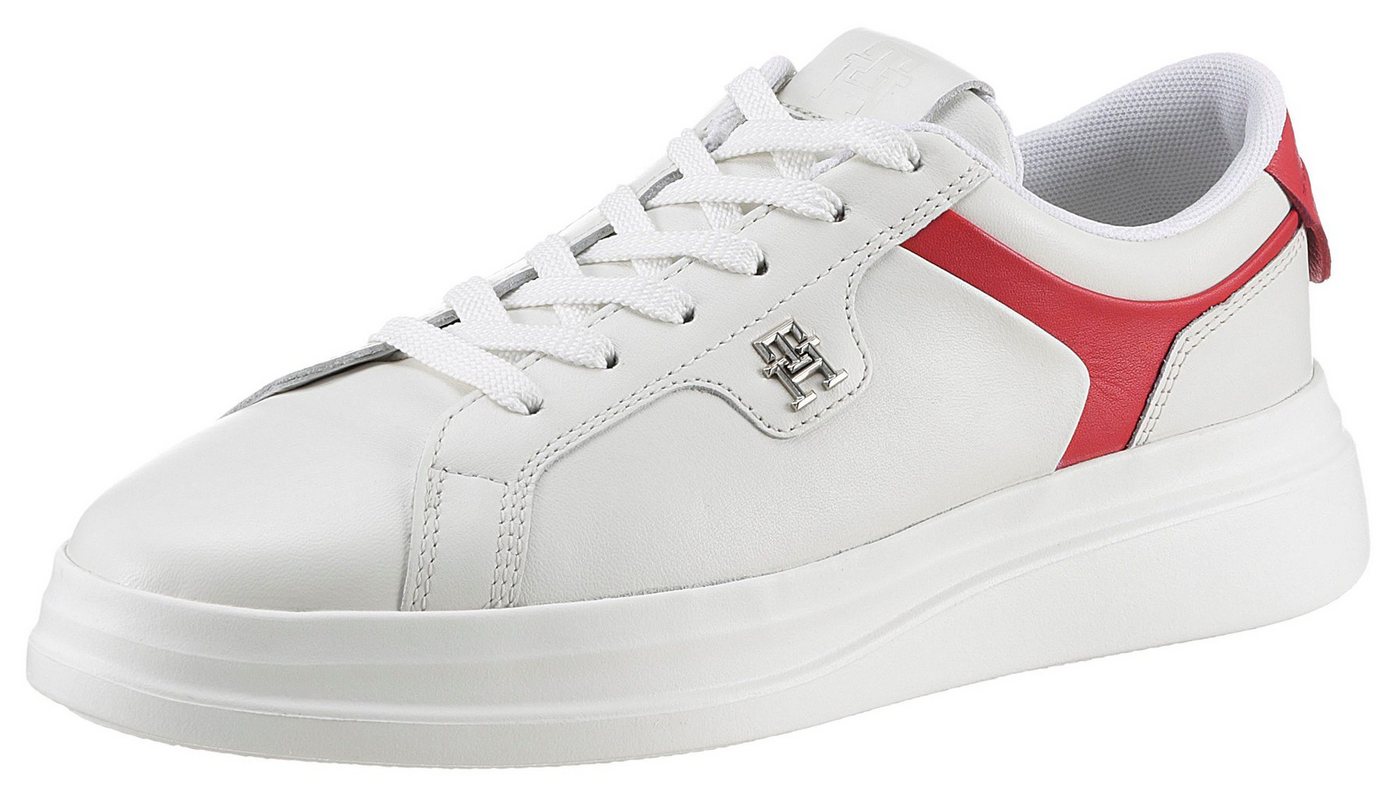 Tommy Hilfiger POINTY COURT SNEAKER Plateausneaker in schmal zulaufender Form, Freizeitschuh, Halbschuh, Schnürschuh von Tommy Hilfiger