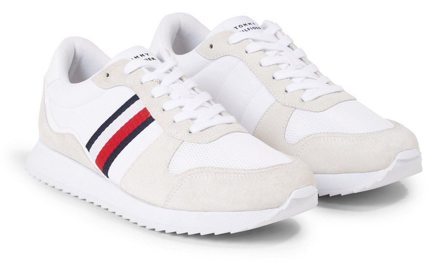 Tommy Hilfiger RUNNER EVO MIX ESS Sneaker mit seitlichen Streifen, Freizeitschuh, Halbschuh, Schnürschuh von Tommy Hilfiger