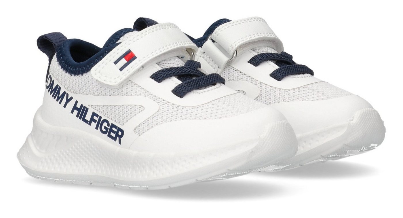 Tommy Hilfiger Sneaker, Slip-On Sneaker, Klettschuh mit großem Logoschriftzug von Tommy Hilfiger