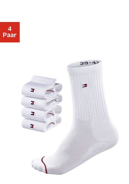 Tommy Hilfiger Socken (4-Paar) mit Fußfrottee von Tommy Hilfiger