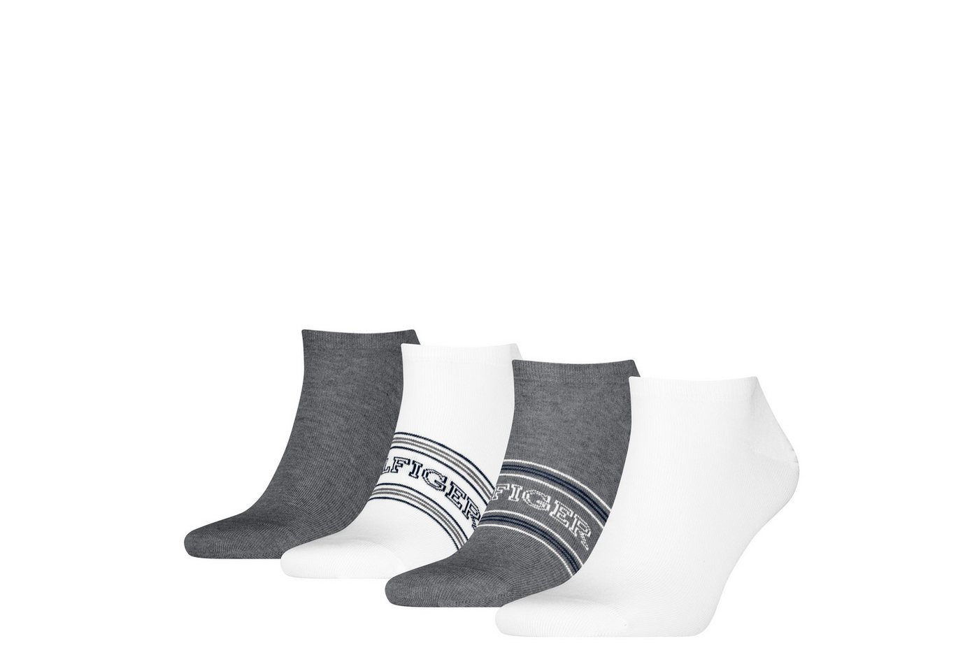 Tommy Hilfiger Socken TH MEN SNEAKER 4P GIFTBOX (4-Paar) mit markantem Logoaufdruck von Tommy Hilfiger