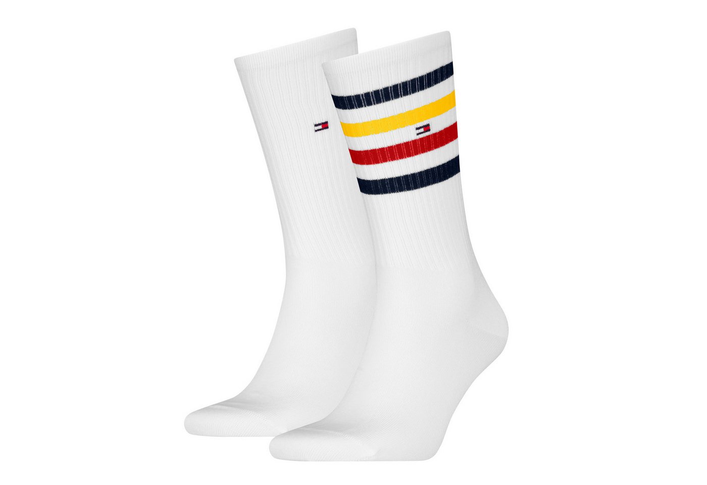 Tommy Hilfiger Socken TH MEN SPORT SOCK 2P STRIPE (2-Paar) mit farbenfrohen Streifendetails von Tommy Hilfiger