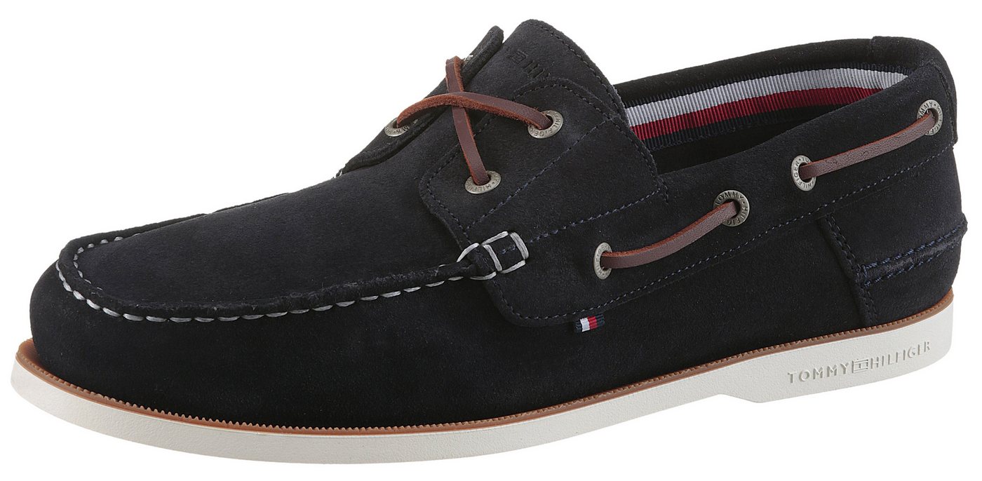 Tommy Hilfiger TH BOAT SHOE CORE SUEDE Bootsschuh, Casualschuh, Freizeitschuh, Schnürer mit Bänder-Durchzügen Tommy Hilfiger TH BOAT SHOE CORE SUEDE Bootsschuh, Casualschuh, Freizeitschuh, Schnürer mit Bänder-Durchzügen von Tommy Hilfiger