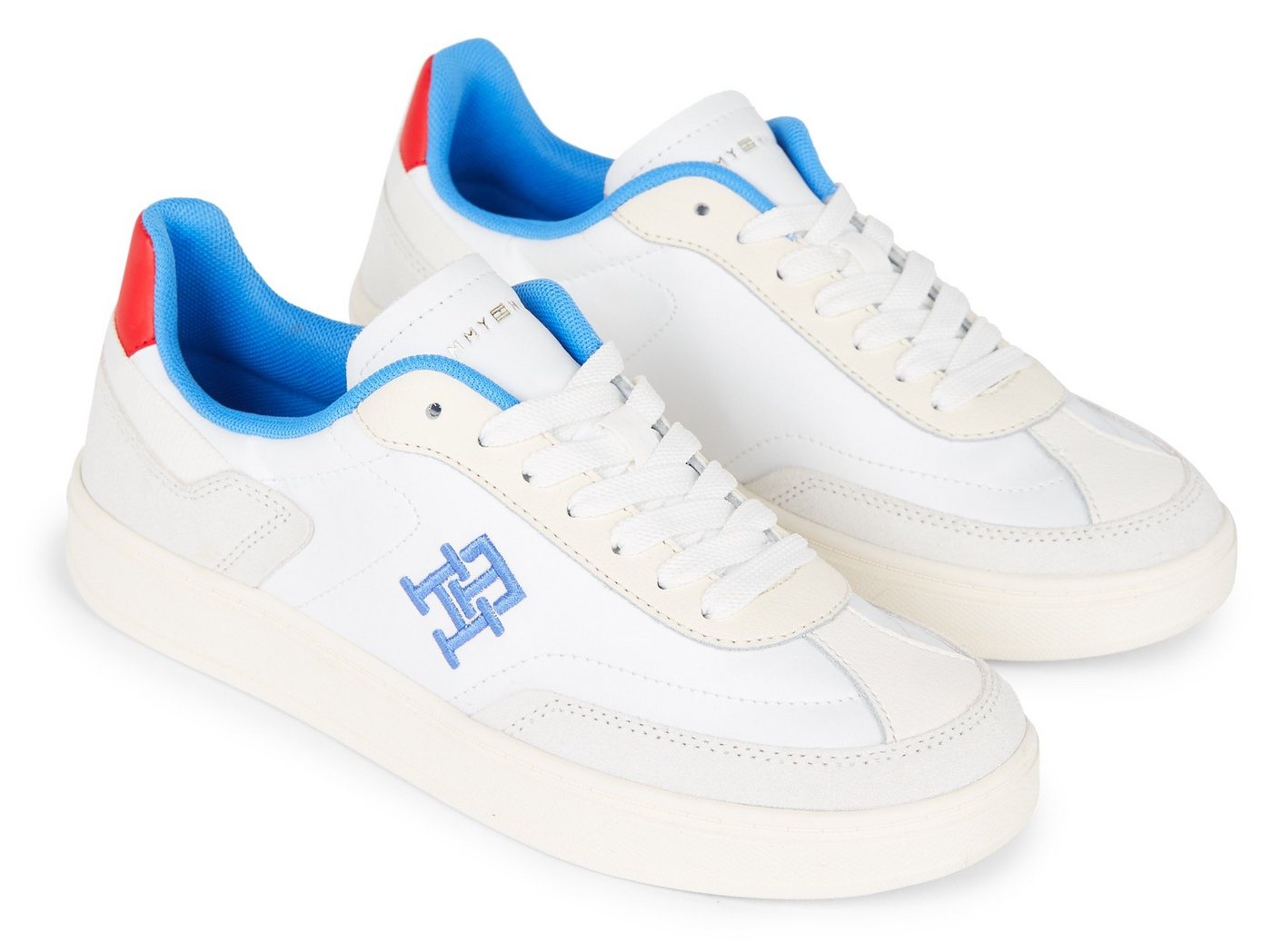 Tommy Hilfiger TH HERITAGE COURT SNEAKER Plateausneaker mit TH-Logostickerei, Freizeitschuh, Halbschuh, Schnürschuh von Tommy Hilfiger