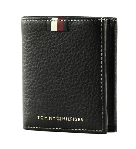 Tommy Hilfiger TH Premium Corporate Leather Trifold Black von Tommy Hilfiger