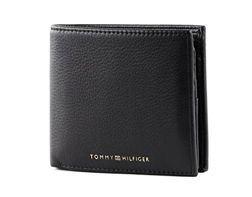 Tommy Hilfiger TH Premium Leather CC Flap and Coin Black von Tommy Hilfiger