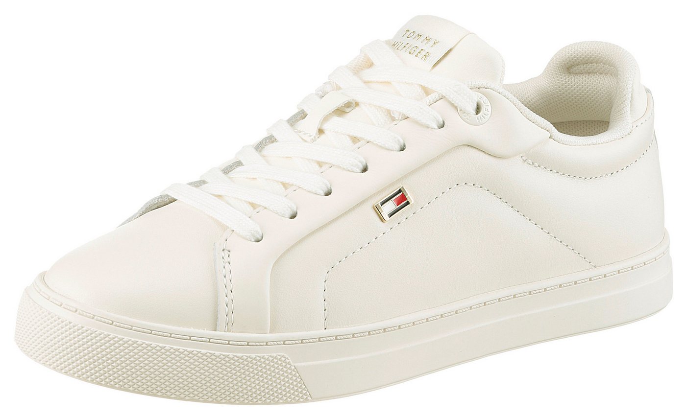 Tommy Hilfiger WOMENS ICON COURT SNEAKER FLAG Plateausneaker, Freizeitschuh, Schnürschuh, Halbschuh mit gepolstertem Schaftrand Tommy Hilfiger WOMENS ICON COURT SNEAKER FLAG Plateausneaker, Freizeitschuh, Schnürschuh, Halbschuh mit gepolstertem Schaftrand von Tommy Hilfiger