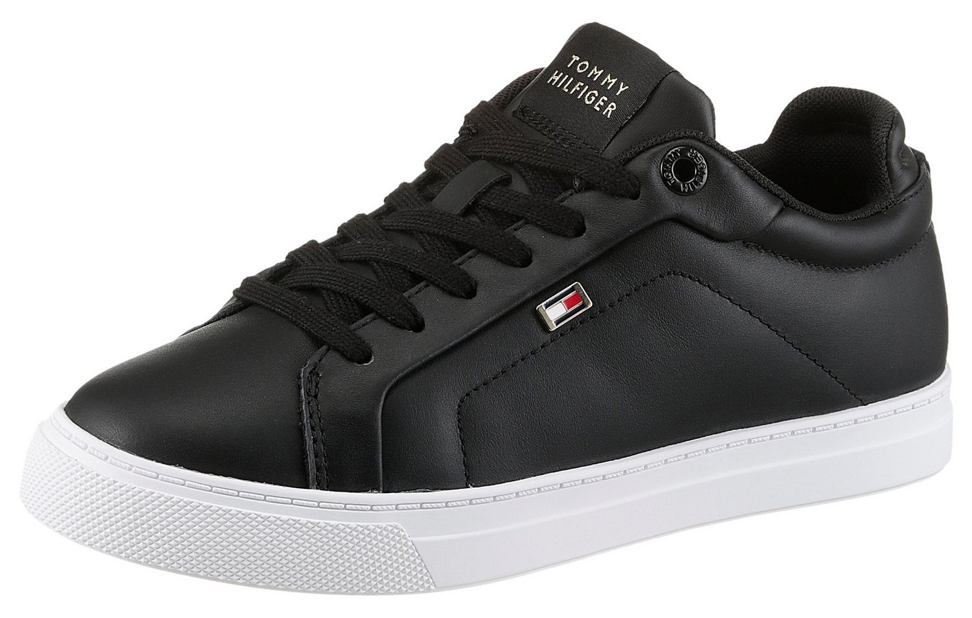Tommy Hilfiger WOMENS ICON COURT SNEAKER FLAG Plateausneaker, Freizeitschuh, Schnürschuh, Halbschuh mit gepolstertem Schaftrand Tommy Hilfiger WOMENS ICON COURT SNEAKER FLAG Plateausneaker, Freizeitschuh, Schnürschuh, Halbschuh mit gepolstertem Schaftrand von Tommy Hilfiger