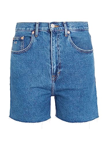 Tommy Jeans Damen Jeans-Shorts MOM Short Blue (82) 30 von Tommy Jeans