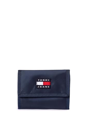 Tommy Jeans - Herren-Geldbörse Trifold mit Klettverschluss - Größe One Size, Marina Military von Tommy Jeans