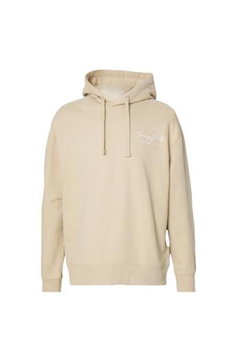 Tommy Jeans Sweatshirt mit Kapuze Relaxed Washed Dna DM0DM19239 Dunkelbeige Beige von Tommy Jeans