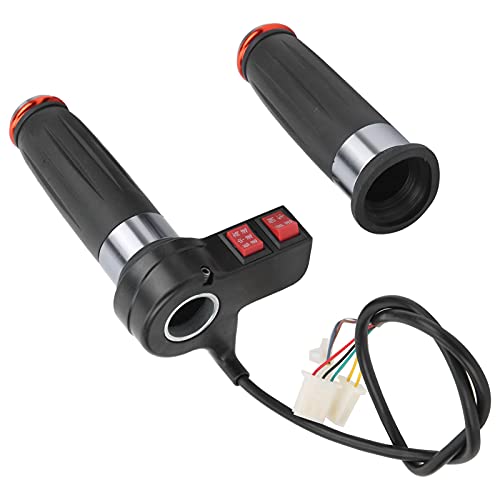 3 Gang Geschwindigkeit Drossel Griff Universal Elektro Roller Fahrrad Drossel Griff Weich Gummi ABS Hohe Qualität Robuste Lange Lebensdauer Lange Kabellänge (Vorwärts und von Tomvorks