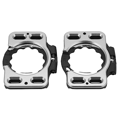 Radschuhe Cleat Cover Adapter Konverter Zero Hergestellt aus Hochwertigem Aluminiumharz Schwarz Silber Schützt Cleats Walking Radsportliebhaber von Tomvorks