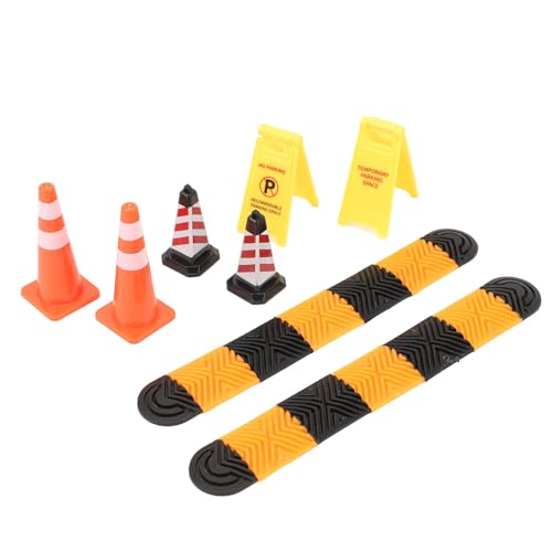 Tomvorks Modellauto -Szenenzubehör 1/18 1/24 Kletterauto Stimmungsstück Speed Bumps Eiszapfen Warnschilder mit Vielseitigem und Realistischem Design, Geeignet für SCX24 Tomvorks Modellauto -Szenenzubehör 1/18 1/24 Kletterauto Stimmungsstück Speed Bumps Eiszapfen Warnschilder mit Vielseitigem und Realistischem Design, Geeignet für SCX24 von Tomvorks