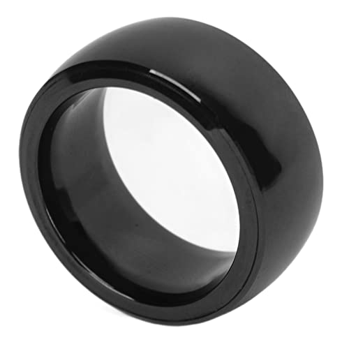 Tomvorks R4 Smart Ring Wasserdichter Keramik-NFC-Ring für -Handys Männer Frauen (Größe 12 (Innendurchmesser 25 mm / 0,98 Zoll)) von Tomvorks