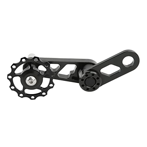 Tomvorks Single-Speed-Kettenspanner, Fahrradkettenstabilisator aus Aluminiumlegierung für Falträder (Schwarz) von Tomvorks