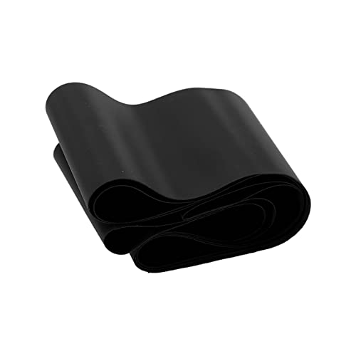 Tomvorks ZTTO 80 Mm Fahrradfelgenband, Fahrradreifenauskleidung, Innenschlauch, PVC, Pannensicher, für 26-Zoll-Reifen (Schwarz) von Tomvorks