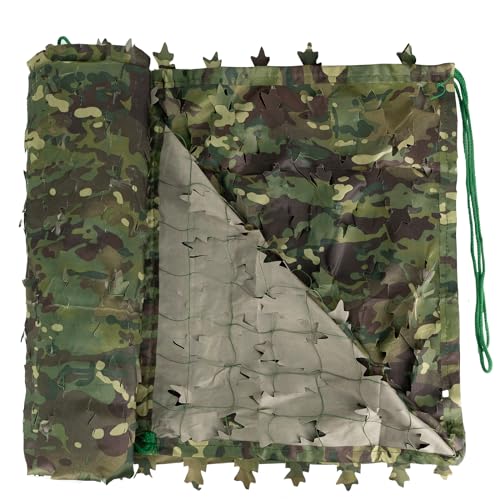 Tongcamo Tarnnetz Sonnenschutz Camouflage Netz 150D Polyester Gewebe für Sichtschutz Jagd Haus Garten Camping Party Netz Tarnung Dekoration von Tongcamo