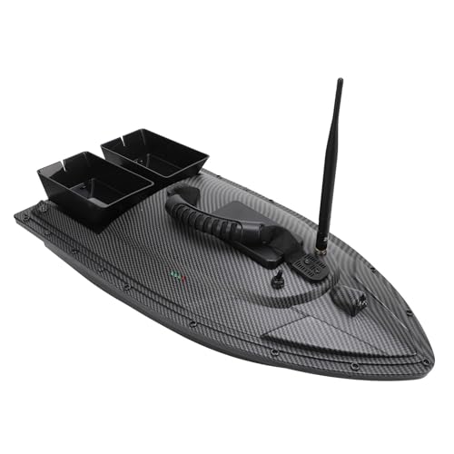 RC-Angelköderboot, Dual-Motor-GPS-Autopilot mit Nachtlicht, Ferngesteuertes Angelboot für Pools und Seen, 40 Speicherpositionierungspunkte, Batteriealarm von Tonysa