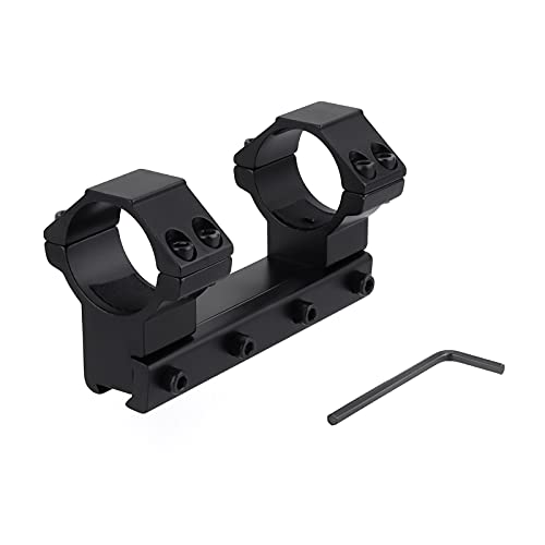 ToopMount Picatinny-Montageringe Zielfernrohrringe Aluminium Tactical High Profile 30mm Montagering 11mm Weaver/Picatinny Montageringe Adapter für Airsoft von ToopMount