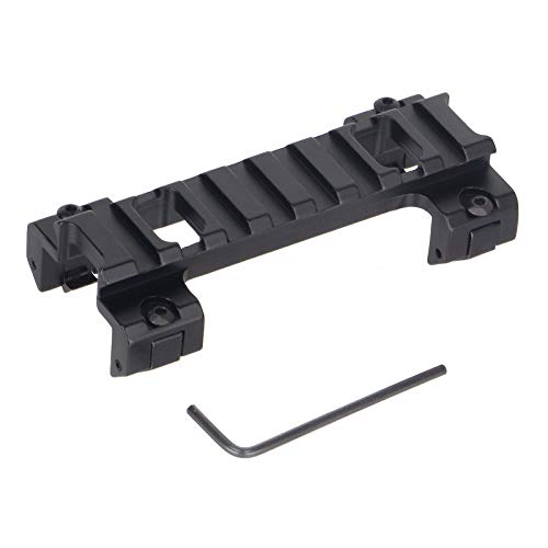 ToopMount Taktische Gewehrschiene Low Profile Klauenhalterung Aluminium 20mm Weaver/Picatinny Schienenhalterung Basisadapter für G3 MP5 ToopMount Taktische Gewehrschiene Low Profile Klauenhalterung Aluminium 20mm Weaver/Picatinny Schienenhalterung Basisadapter für G3 MP5 von ToopMount