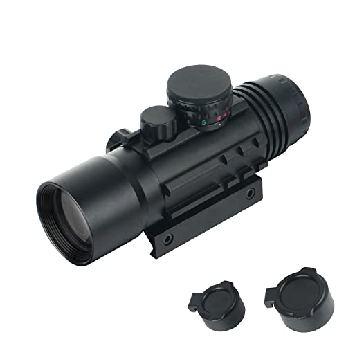ToopMount Taktisches Zielfernrohr 4x33 mm Dreischienen-Zielfernrohr Vollständig mehrfach beschichtetes Rot-Grün-Absehen 1/4 MOA Zielfernrohr mit Weaver-Schienen ToopMount Taktisches Zielfernrohr 4x33 mm Dreischienen-Zielfernrohr Vollständig mehrfach beschichtetes Rot-Grün-Absehen 1/4 MOA Zielfernrohr mit Weaver-Schienen von ToopMount