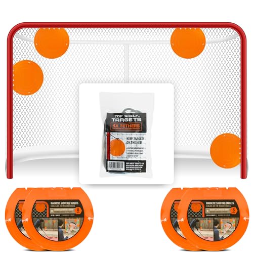 Top Shelf Targets Sniper Magnetische Zielscheiben für Hockey und Lacrosse, 20,3 cm, 4 Stück Top Shelf Targets Sniper Magnetische Zielscheiben für Hockey und Lacrosse, 20,3 cm, 4 Stück von Top Shelf Targets