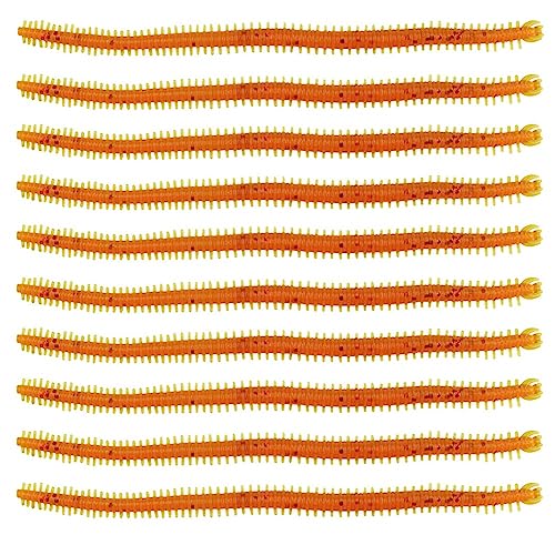 20 Stück 13cm Weiche Angelköder Wurmköder, Künstlicher Regenwurm Köder Wurm, Kunststoff-Fischköder Gummiköder für Bass Forellen Angeln 20 Stück 13cm Weiche Angelköder Wurmköder, Künstlicher Regenwurm Köder Wurm, Kunststoff-Fischköder Gummiköder für Bass Forellen Angeln von TopHomer