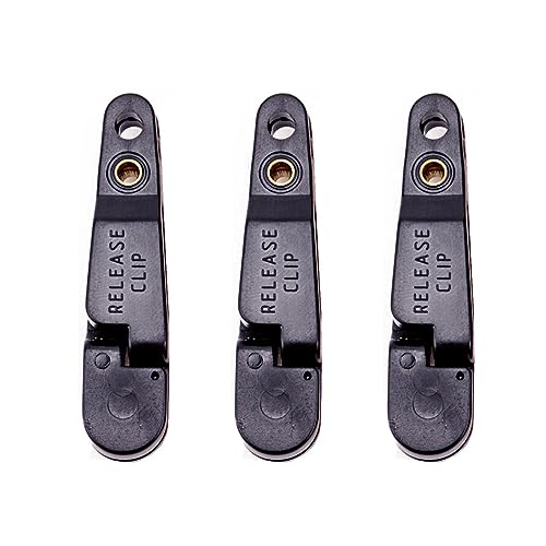 3 Stück Schwarz Angeln Release Clip, Angel Downrigger Clips, Snap Release Clip Outrigger Clip für Weight Hobel Board Outrigger Downrigger Power Grip 3 Stück Schwarz Angeln Release Clip, Angel Downrigger Clips, Snap Release Clip Outrigger Clip für Weight Hobel Board Outrigger Downrigger Power Grip von TopHomer