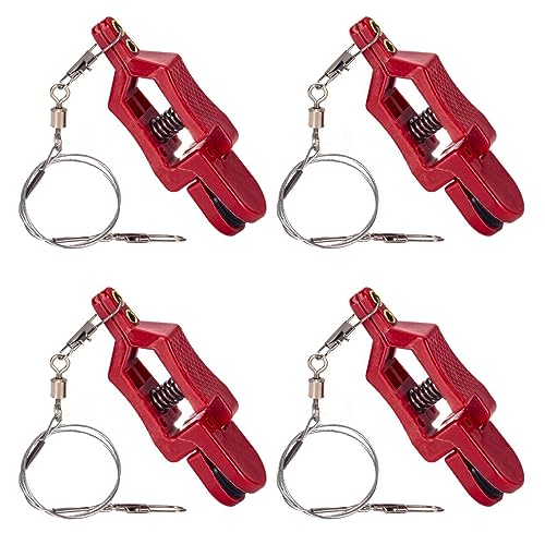 4 Stück Down Rigger Release Clips, Schwere Spannung Angeln Gewichte Clips Auslöseclip Entriegelungsclip mit Schlüsselring für Gewichtshobel, Board, Offshore, Drachen, Downrigger, Angeln 4 Stück Down Rigger Release Clips, Schwere Spannung Angeln Gewichte Clips Auslöseclip Entriegelungsclip mit Schlüsselring für Gewichtshobel, Board, Offshore, Drachen, Downrigger, Angeln von TopHomer