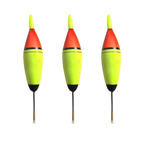 Angel-Bobber, EVA-Schaum, Nachtangeln, leuchtende Bobber für Hecht, Barsch, Karpfen, Barsch, 3 Stück, grüne LED, 10 g Angel-Bobber, EVA-Schaum, Nachtangeln, leuchtende Bobber für Hecht, Barsch, Karpfen, Barsch, 3 Stück, grüne LED, 10 g von TopHomer