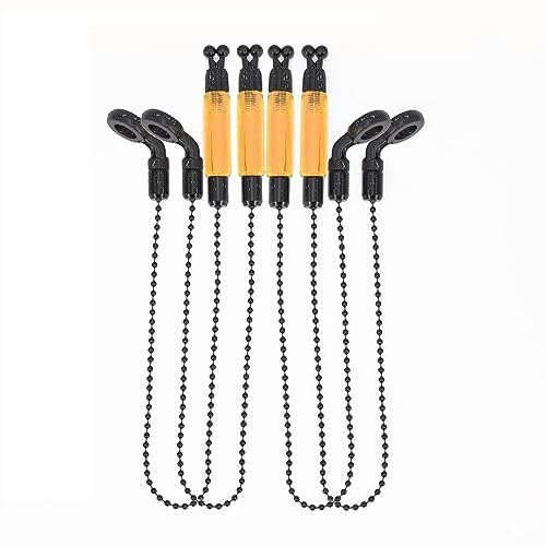 Bissanzeiger Swinger, Tragbare Angeln Bissanzeigern für Karpfenangeln - 4er Pack, Gelb Bissanzeiger Swinger, Tragbare Angeln Bissanzeigern für Karpfenangeln - 4er Pack, Gelb von TopHomer