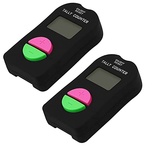 TopHomer Elektronischer Golf-/Fußballzähler, digitaler Handzähler, schwarz, 6,3 x 3,4 x 1,5 cm, 2 Stück TopHomer Elektronischer Golf-/Fußballzähler, digitaler Handzähler, schwarz, 6,3 x 3,4 x 1,5 cm, 2 Stück von TopHomer