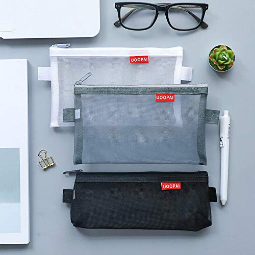 Federmäppchen, Netz-Federmäppchen, transparenter Reißverschluss, Kosmetiktasche für Ordner, Kosmetiktasche, Reisezubehör, 1 Stück Federmäppchen, Netz-Federmäppchen, transparenter Reißverschluss, Kosmetiktasche für Ordner, Kosmetiktasche, Reisezubehör, 1 Stück von TopHomer