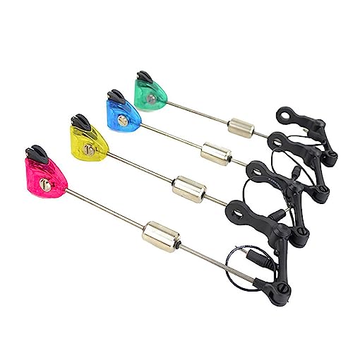 Karpfenangel-Schaukel, 4 Farben, Fisch-Bissanzeiger, LED-beleuchtet, Alarm-Zubehör für Outdoor-Angler Karpfenangel-Schaukel, 4 Farben, Fisch-Bissanzeiger, LED-beleuchtet, Alarm-Zubehör für Outdoor-Angler von TopHomer