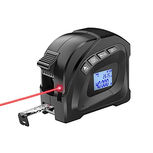 Laser-Maßband, 3-in-1-Digital-Laser-Entfernungsmesser mit LCD-Display, 40 m/131 Fuß Lasermaß, 5 m/16 Fuß Maßband, Entfernung/Fläche/Volumen/Pythagoras, Einheitenumschaltung, Datenspeicherung Laser-Maßband, 3-in-1-Digital-Laser-Entfernungsmesser mit LCD-Display, 40 m/131 Fuß Lasermaß, 5 m/16 Fuß Maßband, Entfernung/Fläche/Volumen/Pythagoras, Einheitenumschaltung, Datenspeicherung von TopHomer