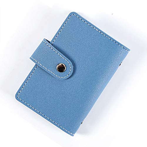PU Leder Kartenhalter Multi-Fach Kartenetui Etui Visitenkartenetui Geldbörse Brieftasche Tasche für 24 Kreditkarten Blau PU Leder Kartenhalter Multi-Fach Kartenetui Etui Visitenkartenetui Geldbörse Brieftasche Tasche für 24 Kreditkarten Blau von TopHomer