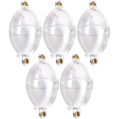 TopHomer 5 x ovale Kunststoff-Wasserkugel-Schwimmer, Wasserfüllung, Outdoor-Angeln, Zubehör für Boot, Angeln, Meeresangeln, Angeln TopHomer 5 x ovale Kunststoff-Wasserkugel-Schwimmer, Wasserfüllung, Outdoor-Angeln, Zubehör für Boot, Angeln, Meeresangeln, Angeln von TopHomer