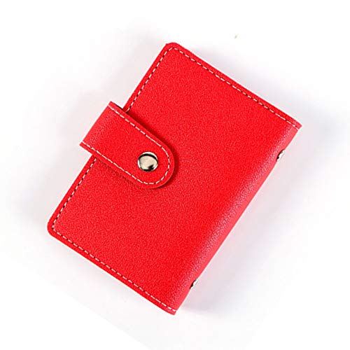 TopHomer Kartenetui aus PU-Leder, mehrere Fächer, Kartenetui, Visitenkartenetui, Geldbörse, Tasche für 24 Kreditkarten, Rot TopHomer Kartenetui aus PU-Leder, mehrere Fächer, Kartenetui, Visitenkartenetui, Geldbörse, Tasche für 24 Kreditkarten, Rot von TopHomer