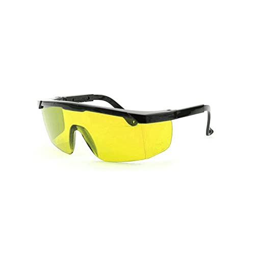 TopHomer Laser-Schutzbrille, Augenschutzbrille 190nm-540nm Wellenlänge Schutzbrille für Industrie, Kosmetologie und Medizin (Gelb) von TopHomer