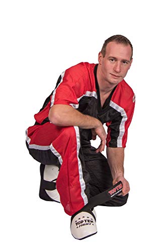 T-Shirt mit V-Ausschnitt zum Kickboxen „Kickboxjacke Mesh“ - schwarz-rot, Gr. L T-Shirt mit V-Ausschnitt zum Kickboxen „Kickboxjacke Mesh“ - schwarz-rot, Gr. L von TOP TEN