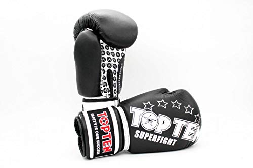 TOP Ten Boxhandschuh SUPERFIGHT 3000" 10 Oz, schwarz von TOP TEN