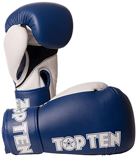 TOP Ten Boxhandschuhe XLP blau/weiß 10 Oz von TOP TEN