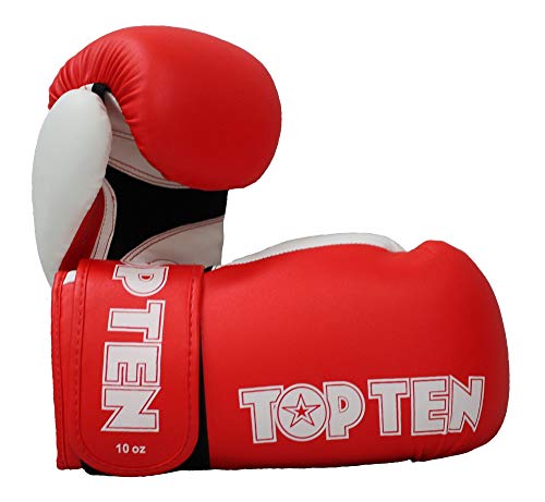 TOP Ten Boxhandschuhe XLP rot/weiß 10 Oz TOP Ten Boxhandschuhe XLP rot/weiß 10 Oz von TOP TEN