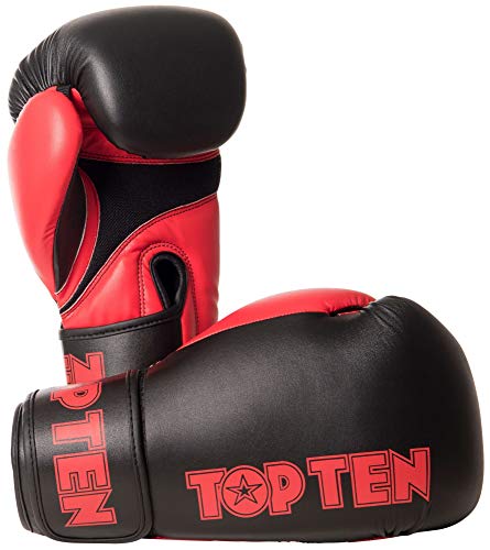 TOP Ten Boxhandschuhe XLP schwarz/rot 12 Oz TOP Ten Boxhandschuhe XLP schwarz/rot 12 Oz von TOP TEN