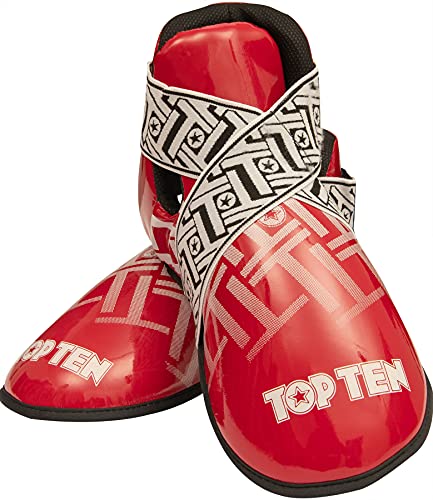 TOP TEN Fußschutz “Superlight Prism” - red, Size M-L von TOP TEN