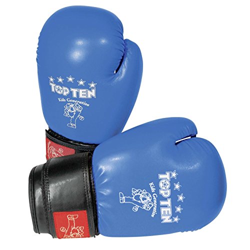 Top Ten Kinder Boxhandschuhe Kids Generation, 227 g (8 Unzen) Blau blau 226,8 g (8 oz) von TOP TEN